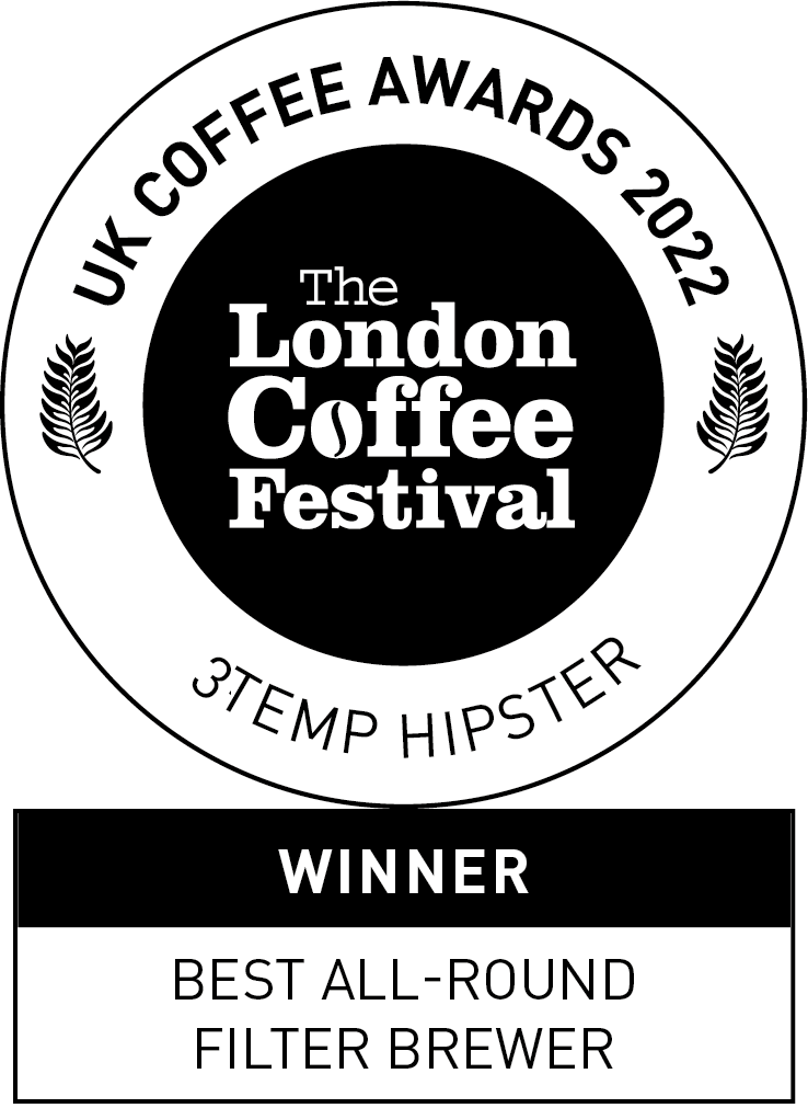 UK Coffee Awards - winner as "Best all-round filter brewer"