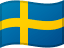 A waving flag of Sweden