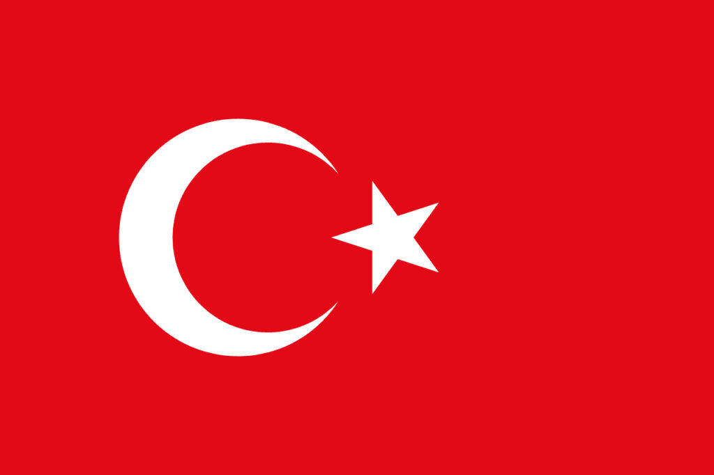 The flag of Türkiye
