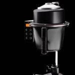 The image features the 3TEMP KOBRA Filter Coffee Brewer, a modern and stylish coffee appliance designed for professional use. Its polished design and advanced functionality make it an attractive addition to any office or coffee shop. The brewer is highlighted for its sleek design, which combines aesthetics with the practicality of high-quality coffee brewing.